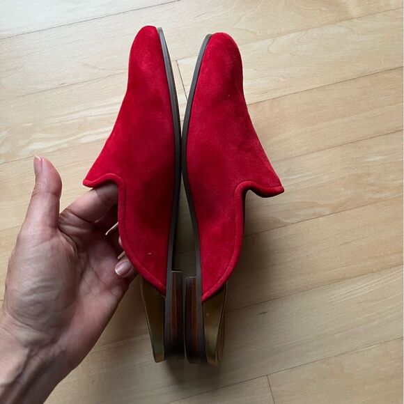 Vionic Willa Mule in Red Suede Leather 6 NWOB - Picture 8 of 15